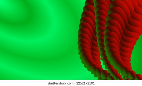 green and red gradient abstract background with fluid. simple, minimal and color concept. used for backdrop, wallpaper, banner, copy space or homepage