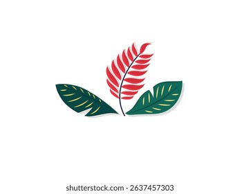 Green and Red Leaves Leaves Nature Green vector
