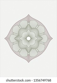 Green and Red linear rosette