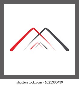 the green red logo design