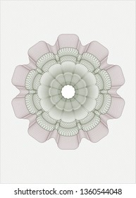 Green and Red passport rosette