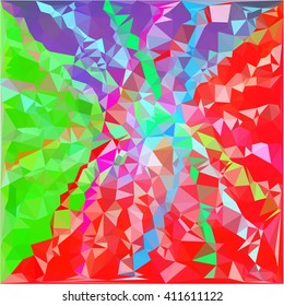 Green red purple polygon abstract background