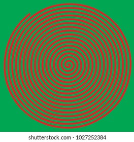 Green red spiral