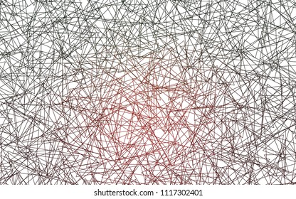 Green, Red vector of small triangles on white background. Illustration of abstract texture of triangles. Pattern design for banner, poster, cover.