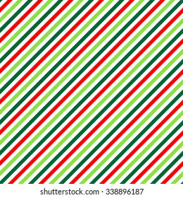 green, red & white diagonal stripes pattern, seamless texture background