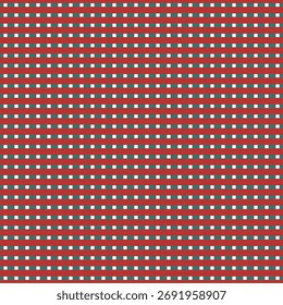 Verde, vermelho e branco quadrado Checkered padrão geométrico sem emenda Vetor Design para tecido, têxtil, papel de parede e fundo decorativo em estilo moderno mínimo