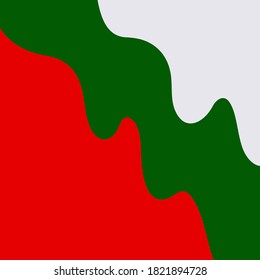Green red white vector background. Abstract texture. Landing page. Modern design for website.