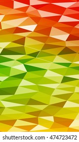 green, red, yellow polygonal geometric banner with rumpled triangular low poly origami style background. vector illustration. for your idea business, wallpaper, web-design.