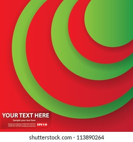 Green and red,abstract background,Vector