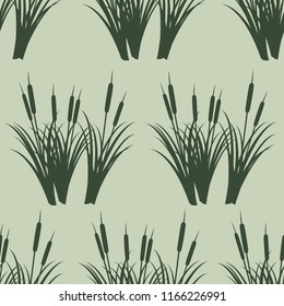 green reed pattern