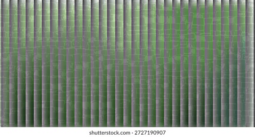 Textura de vidrio rojo verde con líneas de Vertical. Superficie de vidrio verde translúcido para el diseño y la arquitectura modernos.