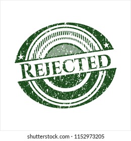 Green Rejected rubber seal
