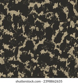 Acondicionamiento de vectores monocromo verde repetido. Black Repeated Military Graphic Art. Khaki Camouflage Seamless Pattern. Patrón Gráfico Dotado Repetido Beige. Camouflage Seamless Camoflage