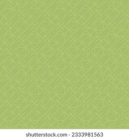 green repetitive background. hand drawn stripes squares crosses. decorative art. vector seamless pattern. geometric texture. fabric swatch. wrapping paper. design template for linen, home decor