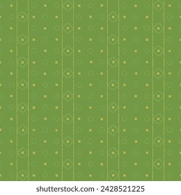 green repetitive background. hand drawn squares and stripes. vector seamless pattern. geometric illustration. fabric swatch. wrapping paper. continuous design template for textile, home decor