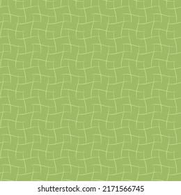 green repetitive background with intersecting curves. modern stylish texture. vector seamless pattern. fabric swatch. wrapping paper. continuous design template for home decor, apparel, textile