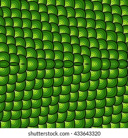 Green reptile skin seamless pattern.