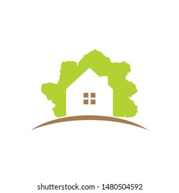 Green Residence logo vector template