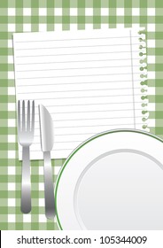 Green restaurant background