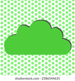 Green retro comic background cartoon 
Vector retro background with frame icon