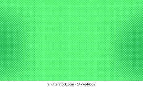 Green retro comic pop art background with dots, cartoon halftone background vector illustration eps10