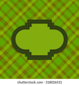 Green Retro frame background