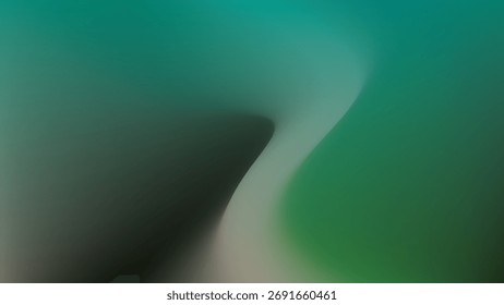 Green Retro Gradient mesh blurred background illustration smooth wave holographic texture banner eps 10