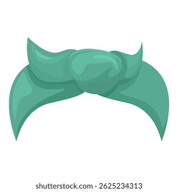 Green retro headscarf tied around head, creating a stylish and fashionable look