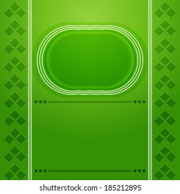 green retro invitation  background.