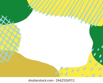 Green retro modern background material