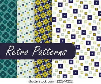 Green Retro Patterns