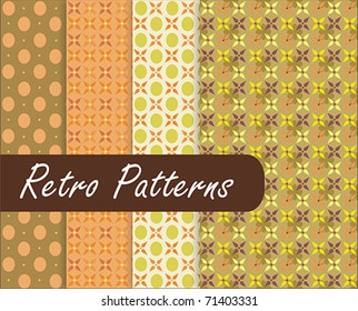 Green Retro Patterns