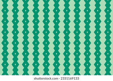 Green rhombus square motif pattern vector illustration.