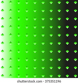 Green rhombuses on a dark green background