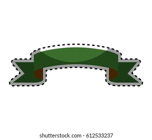 green ribbon decorative design