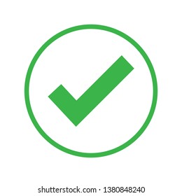 Green right icon.modern design.vector illustration