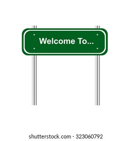 37,583 Welcome road sign Images, Stock Photos & Vectors | Shutterstock