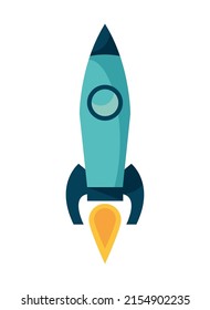 Startsymbol der grünen Rakete