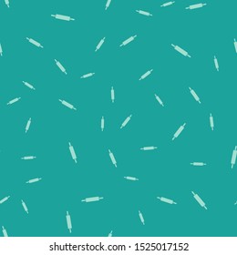 Green Rolling pin icon isolated seamless pattern on green background.  Vector Illustration