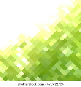 Green Roof tiles pattern, Creative Design Templates