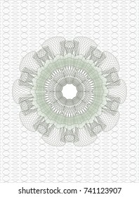 Green rosette