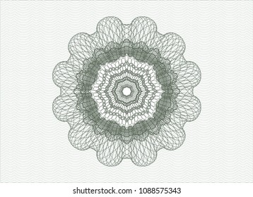Green rosette (money style emblem)