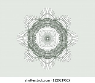 Green rosette (money style emblem)