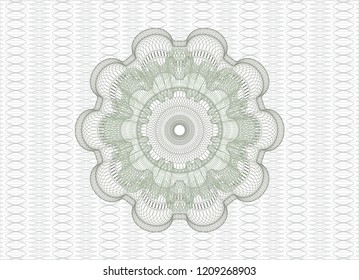 Green rosette (money style emblem)