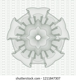 Green rosette (money style emblem)