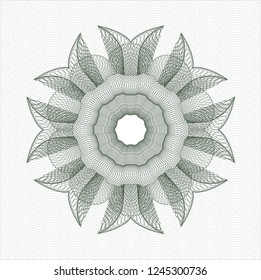 Green rosette (money style emblem)