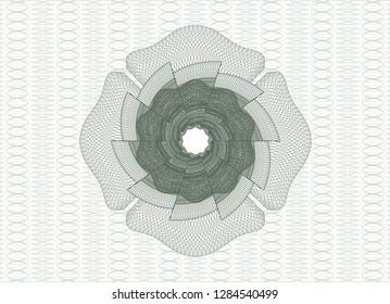 Green rosette (money style emblem)