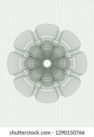 Green rosette (money style emblem)
