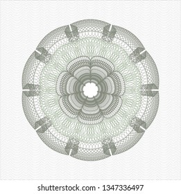 Green rosette (money style emblem) Green rosette (money style emblem)