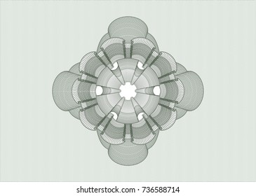 Green rosette (money style emblem)